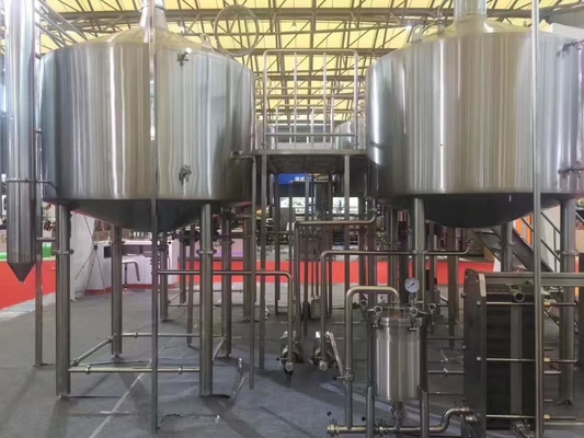 Ekran dotykowy Duży domowy sprzęt do parzenia 2000L Sus304 Brewhouse Equipment