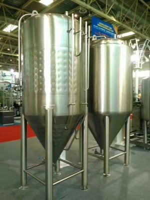 Pub / Beer Bar Large Home Brewing Systems Zbiornik do fermentacji piwa z płaszczem stożkowym