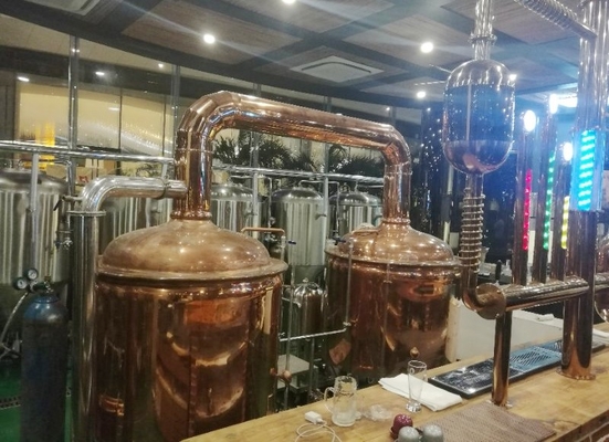 500L Mini Micro Brewery Equipment &quot;Pod klucz&quot; System certyfikacji CE