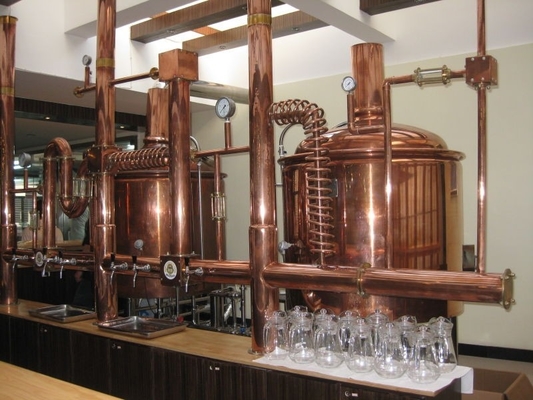 Micro Hotel Fabryka Piwa Maszyna drobno skalowana System zaparzania 1000L 3mm Grubość