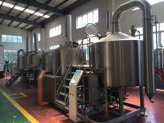SUS 304 7Bbl Large Scale Urządzenia do parzenia Semi Automatic Control System