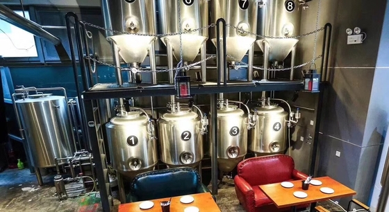Piwo Pub Piwo Urządzenie do parzenia Podgrzewanie Jednoetapowe lub 3-fazowe