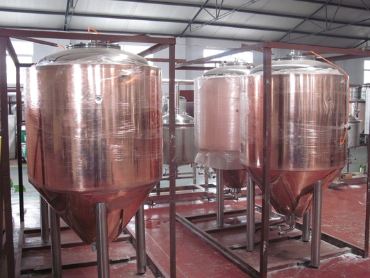 Profesjonalne miedziane lusterka Małe piwo Brewing Systems, Nano Brewery Equipment