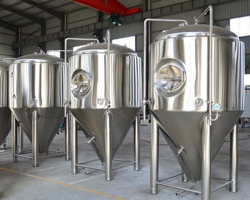 220V / 380V ze stali nierdzewnej Home Urządzenia do parzenia Ss Conical Fermenter