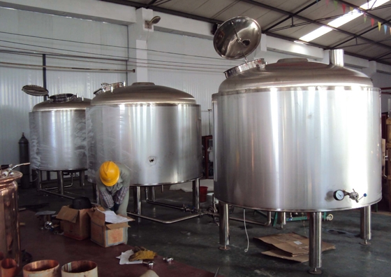 220V / 380V ze stali nierdzewnej Home Urządzenia do parzenia Ss Conical Fermenter