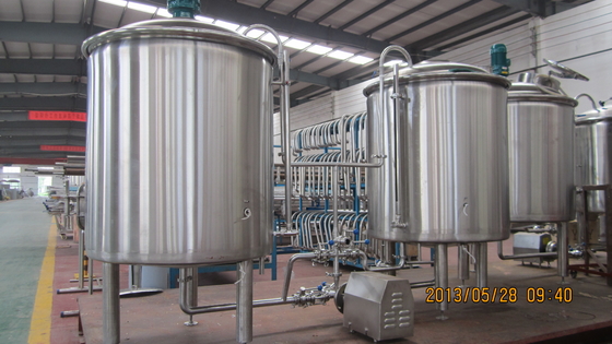 500L Piwo rzemieślnicze Urządzenia do zaparzania ze stali nierdzewnej Dwa naczynia Mashing System