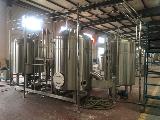10Bbl Brewhouse Piwo rzemieślnicze Urządzenia do parzenia Bezpośrednie ogrzewanie przeciwpożarowe Stal nierdzewna