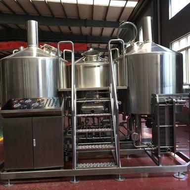 Pionowe przemysłowe urządzenia do warzenia SS304 Zbiorniki fermentacyjne Beer Mash Tun