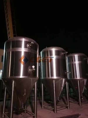 Pionowy fermentowany zbiornik fermentacyjny Bright Beer Conical Beer Fermenter 3000L