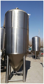 Pionowy fermentowany zbiornik fermentacyjny Bright Beer Conical Beer Fermenter 3000L