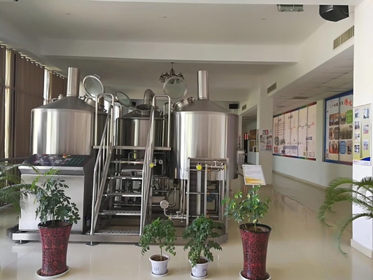 SUS304 Piwo rzemieślnicze Urządzenia do parzenia 20bbl z kontrolką Carbonation Stone PLC