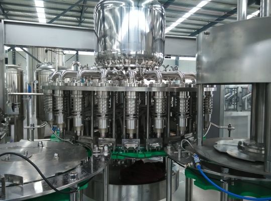 6000 BPH Automated Beverage Bottling Equipment Mycie Napełnianie maszyny zamykające