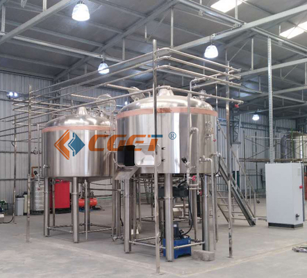 Urządzenia do parzenia na dużą skalę 3000L 304 Pompy sanitarne