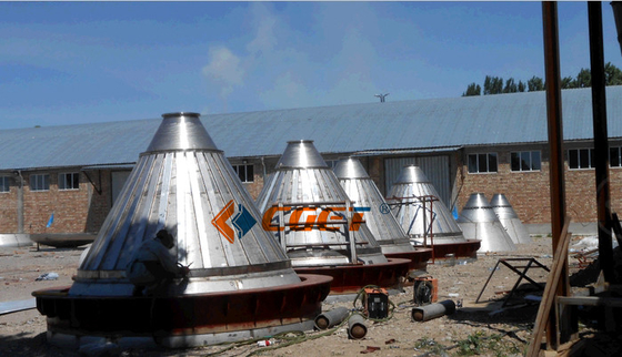 Pionowy zbiornik fermentacyjny z płaszczem Stożkowy fermentator do piwa CGET100 000L